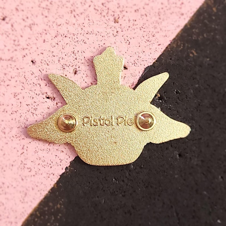 Kawaii Baphomet Goat Enamel Pin image 2