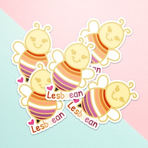 Lesbeean Outdoor Sticker, Weatherproof Vinyl Sticker