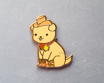 Kawaii Deputy Dog Labrador Enamel Pin