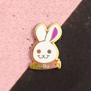 Non-Bunary Non Binary Pride Enamel Pin