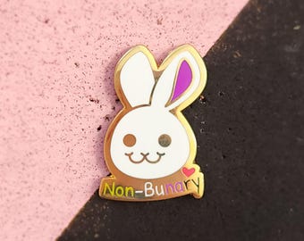 Non-Bunary Non Binary Pride Enamel Pin