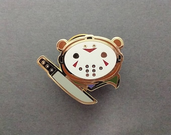 Pin de esmalte duro Camper Bear Jason