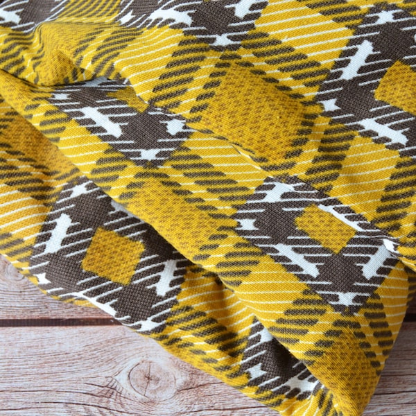 Vintage Plaid Fabric Etsy