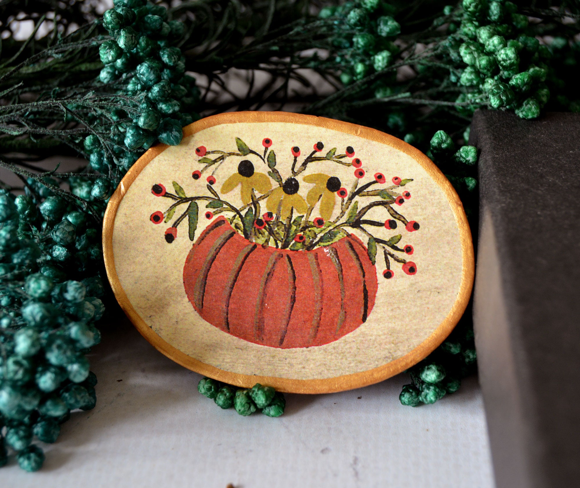 Broche Citrouille Automne Broche Vetement Citrouille Pin's Vintage Pour Femme Décorations Et Cadeaux Fête D'Automne, Halloween, Thanksgiving