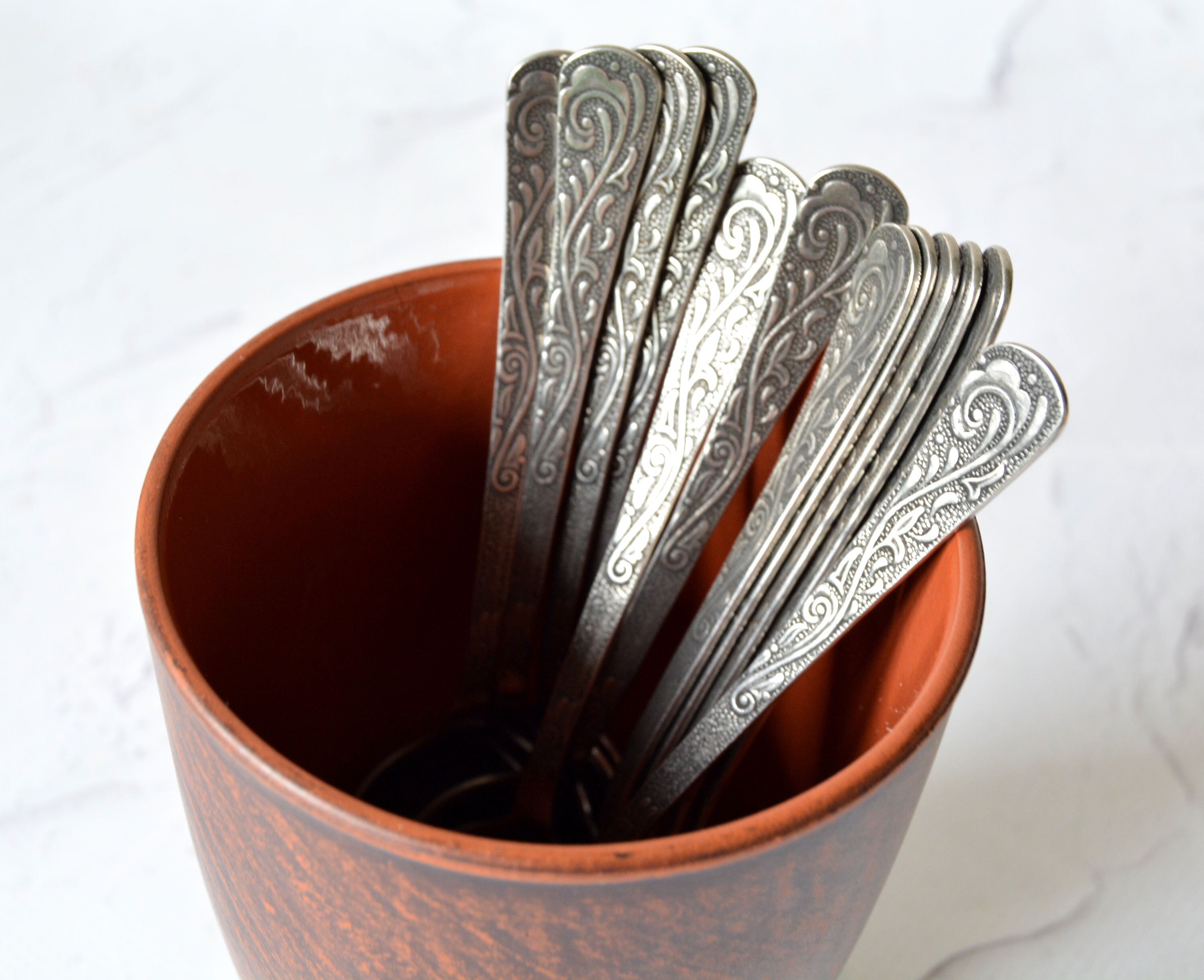 Vintage Tea Spoons Set of 12 Stainless Steel Spoons From Etsy UK