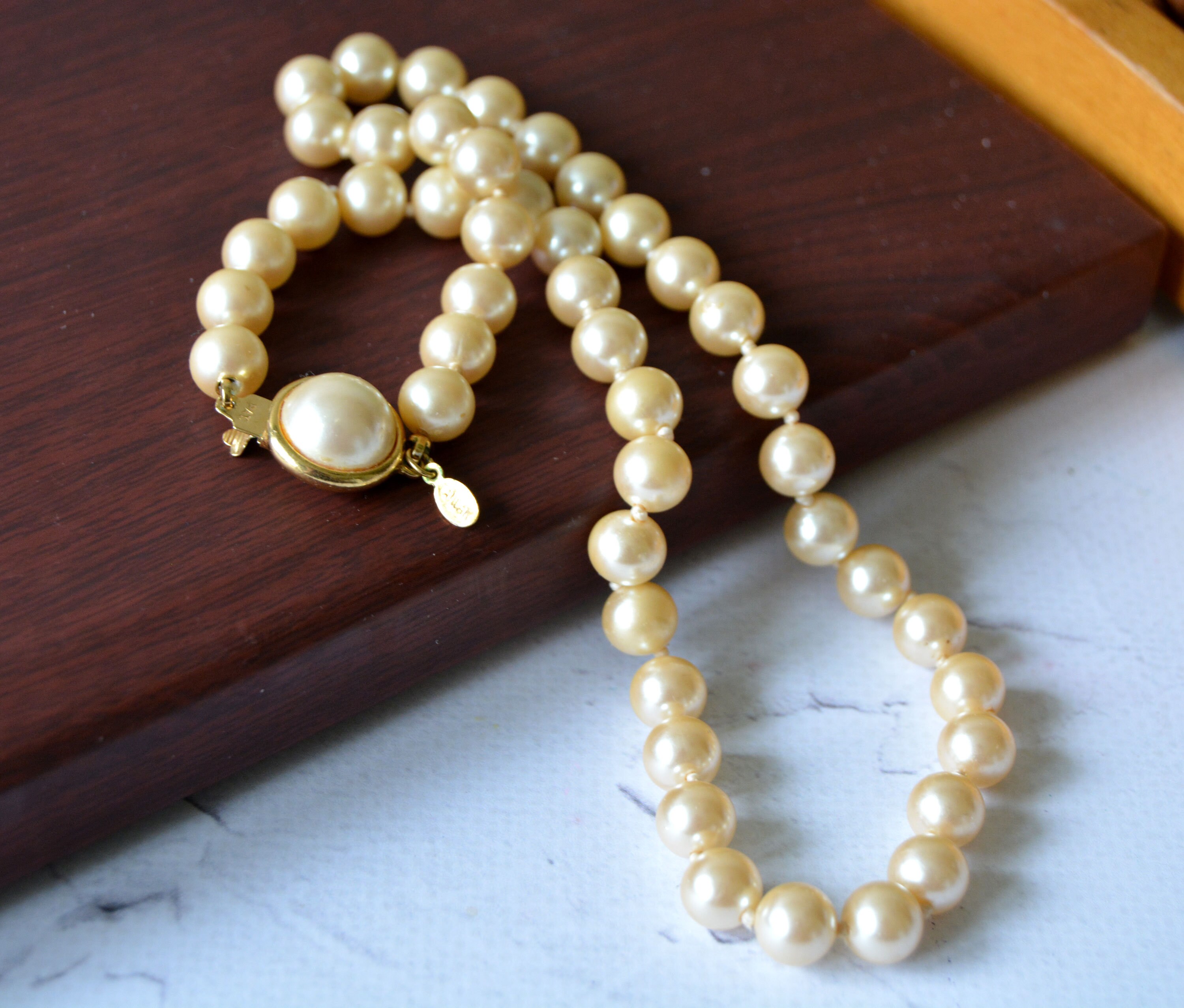 【SENTIMENTS】NO.268 NECKLACE orginal pearl▲TXT着用 NO.268 NECKLACE orginal pearl - 센티멍 l SENTIMENTS