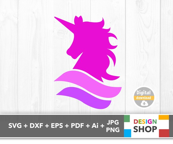 Download Free Unicorn Head Svg Unicorn Svg Unicorn Silhouette Svg Unicorn Etsy SVG Cut Files