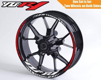 Vector Outer Rim Liner Stripe for Yamaha YZF R3 Gloss Black