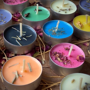 Bougies de Tealight rituelles de sorcellerie