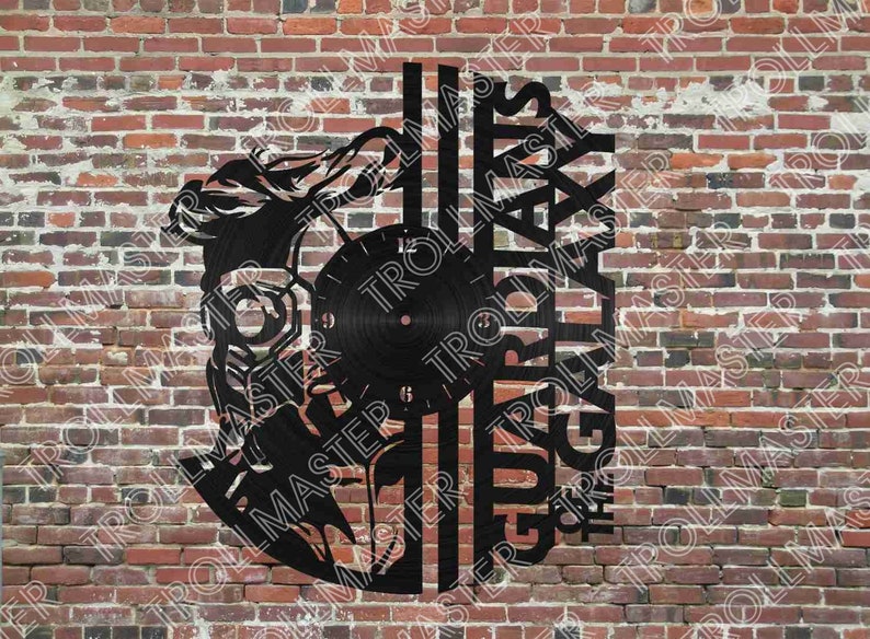 Instant download. Vector file for laser cutting CNC CDR vector plan Wooden designer Wall clock