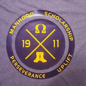 OPPF Vintage Four Cardinal Principles T-shirt | Omega Psi Phi