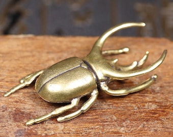 Handmade Solid Pure Copper Insect Tea Pet/Desktop Insect Small Ornaments