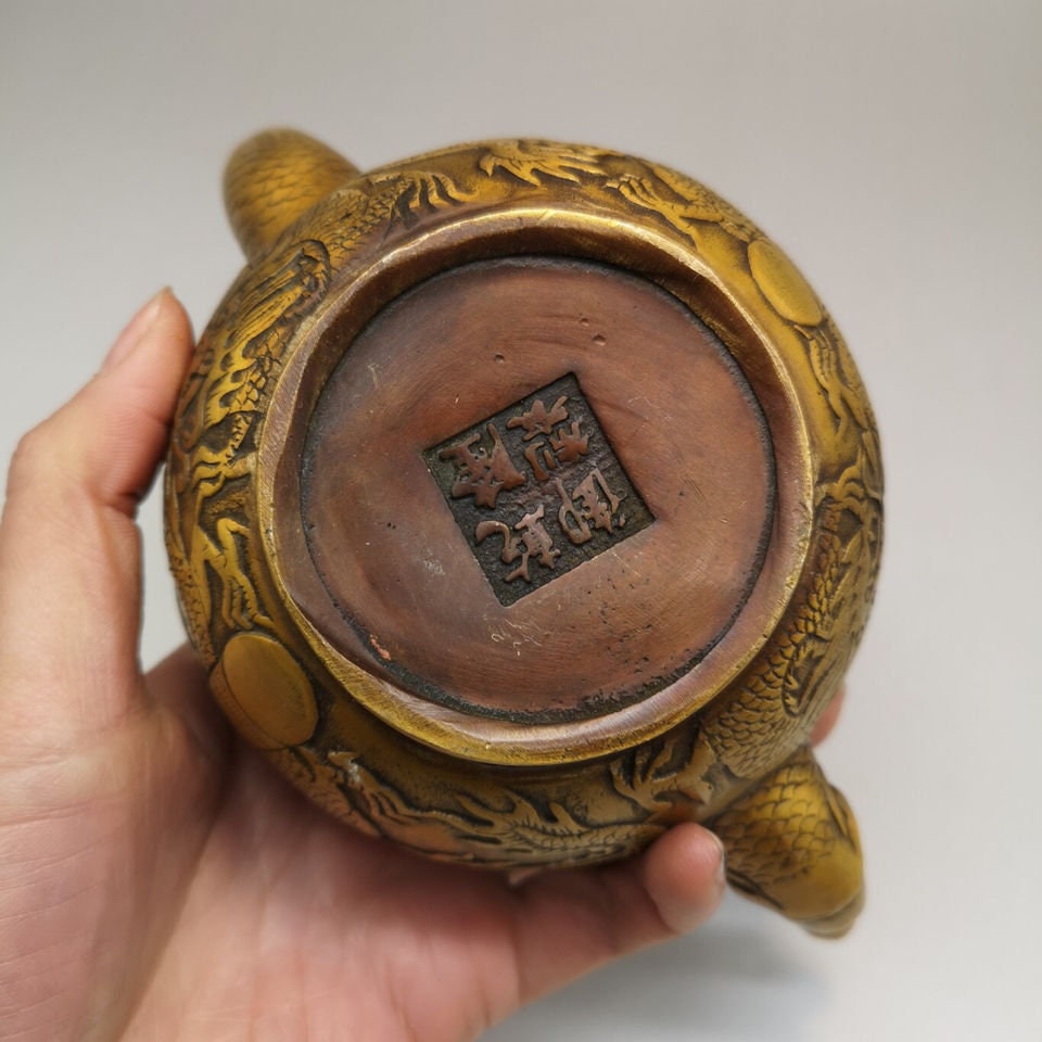 Pure Copper Dragon Teapot/wine Pot/water Pot/teapot/home Craft Etsy