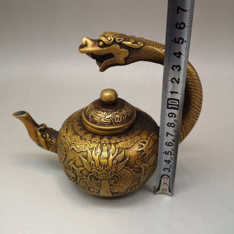 Pure Copper Dragon Teapot/wine Pot/water Pot/teapot/home Craft Etsy