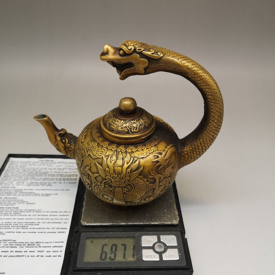 Pure Copper Dragon Teapot/wine Pot/water Pot/teapot/home Craft Etsy