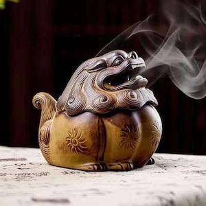 China Yixing Antique Ceramic Incense Burner, Household Indoor, Temple Incense decoration Burner