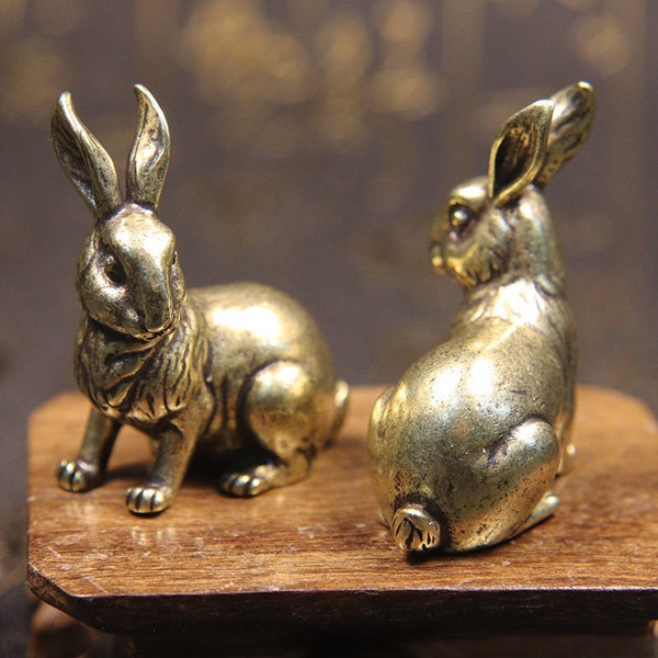 Brass Rabbit Etsy