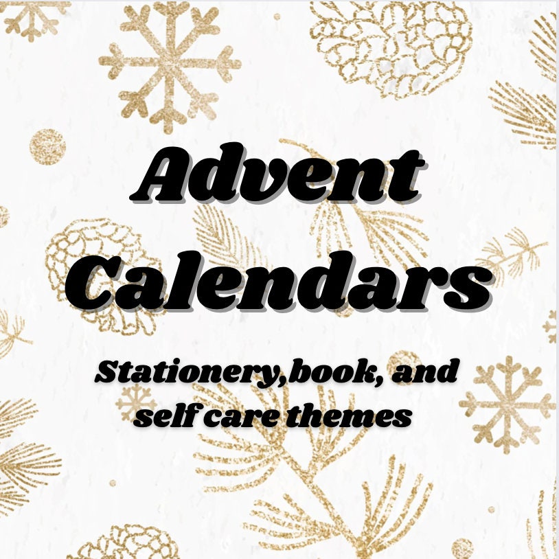 Book Themed Advent Calendar Etsy Book Themed Advent Calendar Etsy