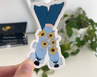 Sunflower Skates Vinyl Sticker