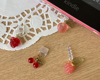 fruit charger charms - laptop, kindle, phone, iPad, Nintendo switch