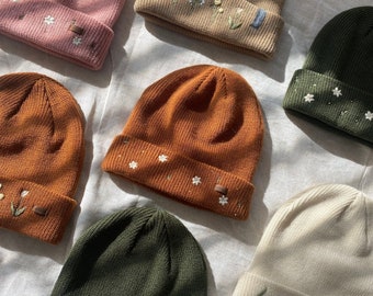 Hand Embroidered Beanies