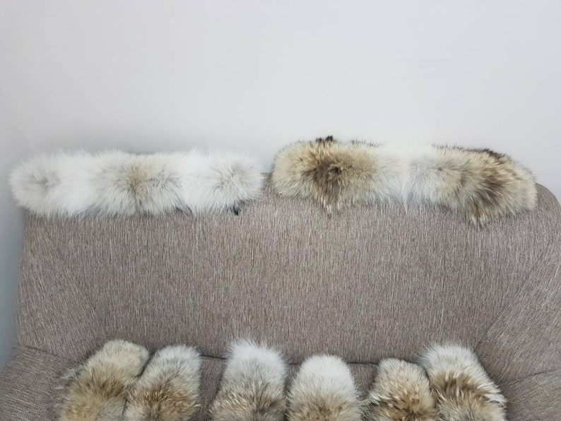 Coyote fur trim for Canada Goose all models with YKK zippers same as CG and for top brands jackets...Premuim fur from Canada. image 4