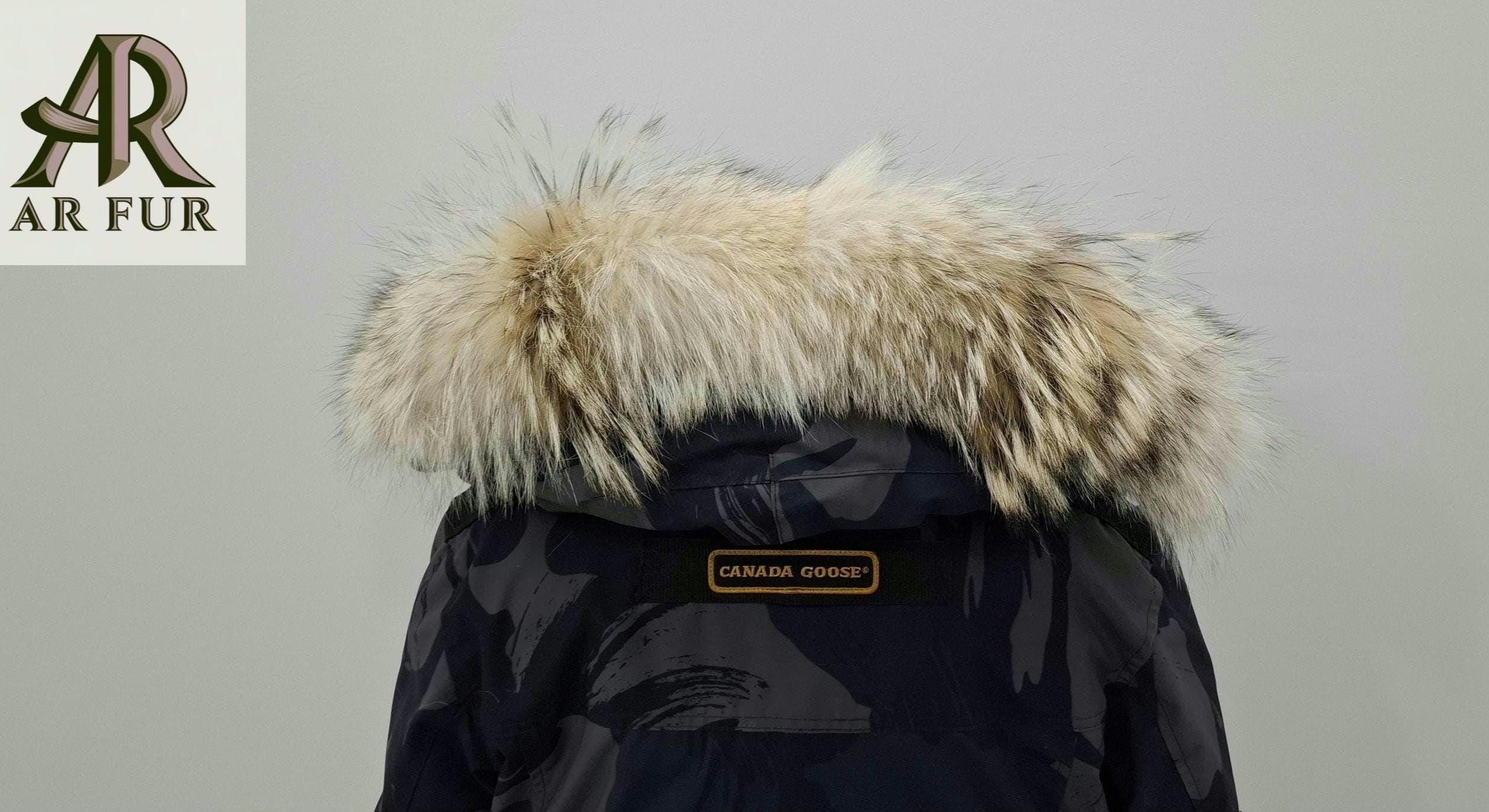 Woolrich Jacke Woolrich Fell Ersatz Coyote Fur Canada Goose