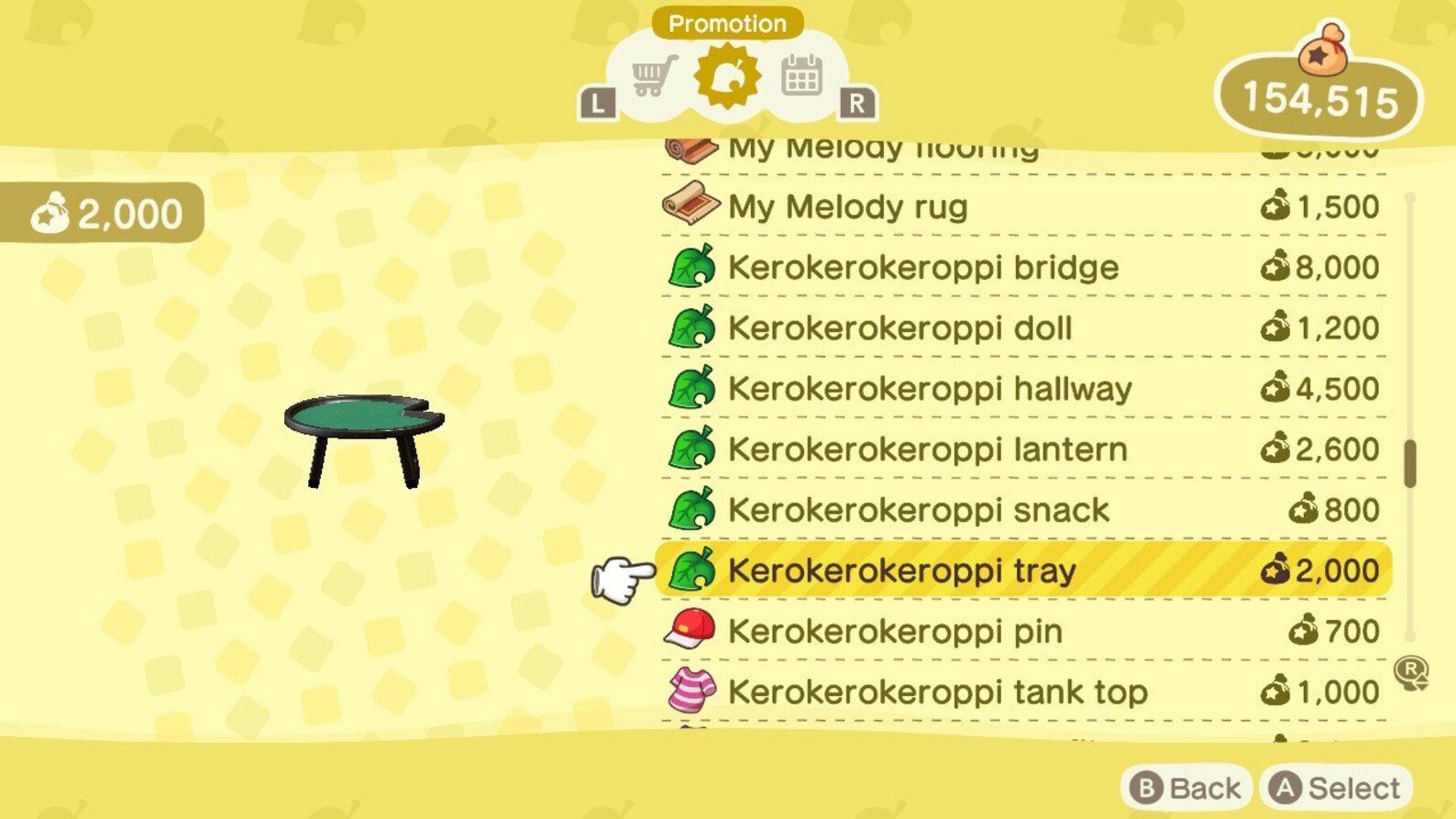 ACNH Complete Keroppi Set Etsy