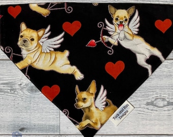 Valentine's Dog over the collar bandana, Special Celebration, Pet Scarf
