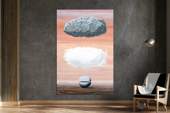 Le Monde Familier By Rene Magritte Art Print Canvas Modern Etsy Le Monde Familier By Rene Magritte Art Print Canvas Modern Etsy