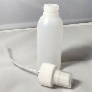 3.38 Oz Plastic Spray Bottle Fine Mist, Refillable, Reusable Sprayer, set of 40 bottles and tops