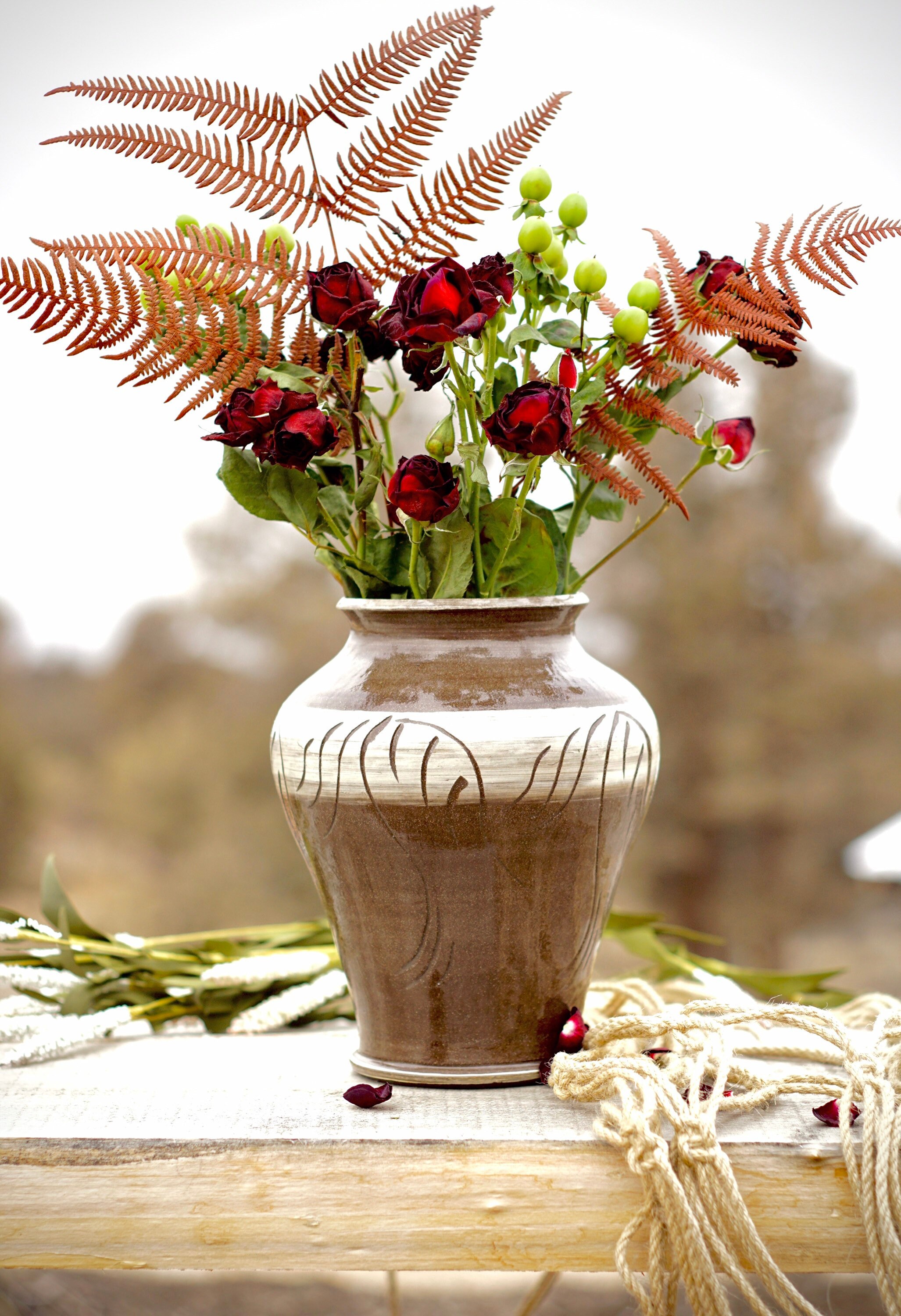 Vase en Céramique Fait Main Style Boho