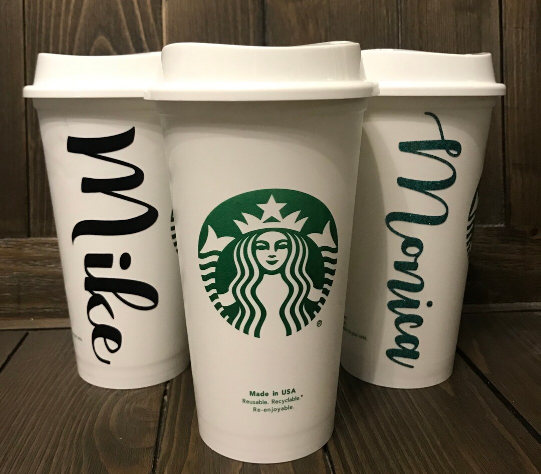 Personalized Starbucks Reusable Plastic Cup Etsy