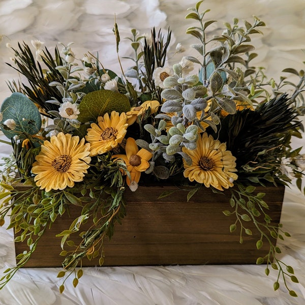 Sola wood flower centerpieces