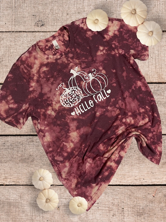 tie dye maroon shirt