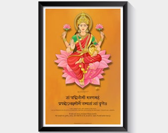 Goddess Lakshmi Photo Wall Art