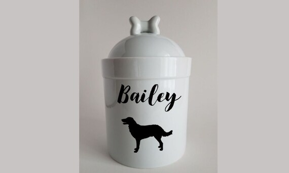 etsy dog treat jar