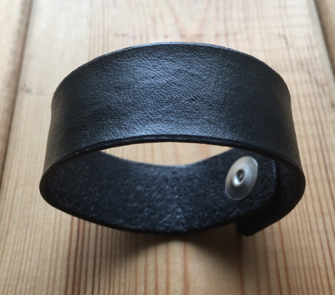 Leather Wrist Strap 1 Wide Bespoke Handmade Etsy UK
