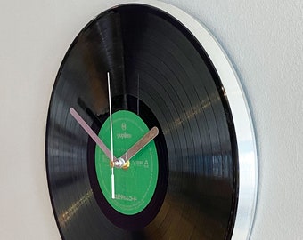 Original vintage skivspelare klocka - LP Japan 70-tals skivklocka för vinylälskare