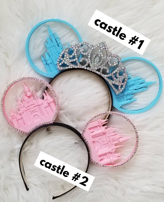 Disney castle inspired ears 3d ears Coffee and Castles