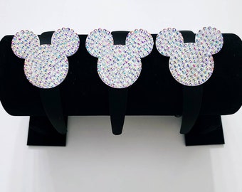 Ready To Ship AB rhinestone  mouse side headband