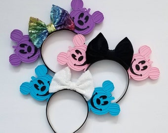 painted pumpkins , you choose your color !Halloween ears -3d Halloween mickey ears