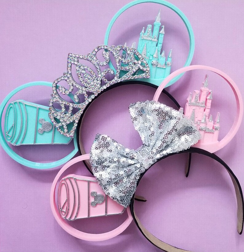Disney castle inspired ears 3d ears Coffee and Castles