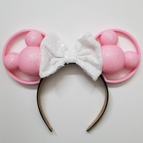 Bubble Mouse 3D Mouse Ears with bow- many color choices