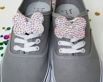 Kick Topper, Mouse Disney Shoe Accessory BOW with RHINESTONE