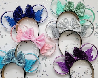 Magical castles 3d mouse ears many colors