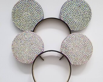 Rhinestone "Wishes" 3D Mouse Ears