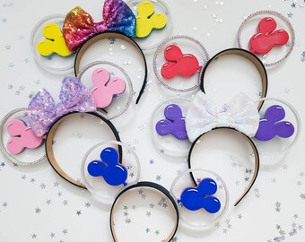 Magic Balloons , both sides customized 3d mouse ears
