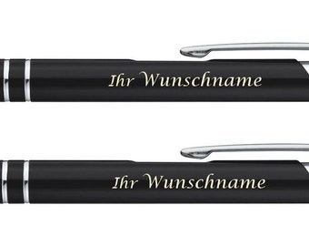 Schmalz Schreibset CASTLE Mit Gravur – Dreh-Kugelschreiber & Rollerball Im Geschenketui
