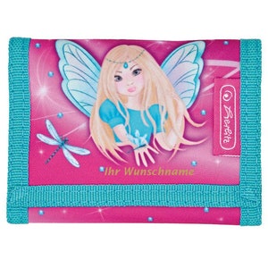 Herlitz Kinder Geldbörse / Geldbeutel / Portemonnaie / "Engel" / mit Gravur